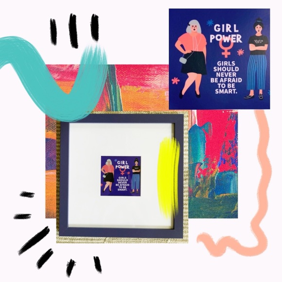 NEW 12” x 12” Frame Power Girl - Picture 2 of 8